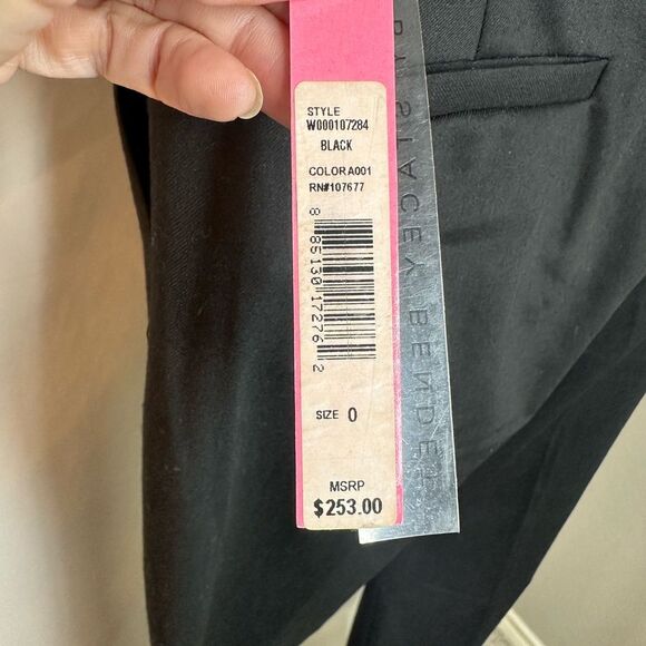 Alice and Olivia Women’s Black Towork Pants Size 0 NWT - Picture 5 of 7
